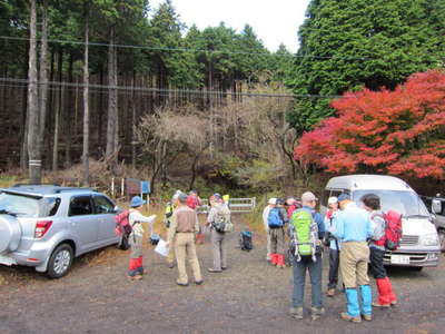 菩提峠登山口 