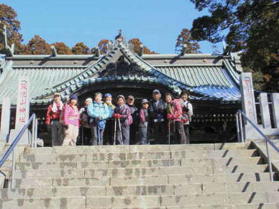 筑波神社で