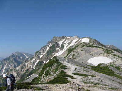 小蓮華山～白馬岳を望む