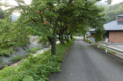 島々バス停徳本峠入口 