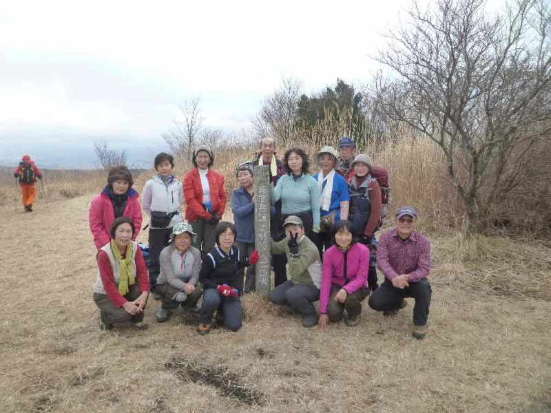 矢倉岳山頂にて 