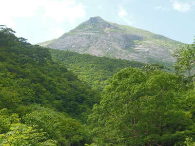 2つある笠が岳の大烏帽子山の方？