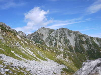 竜王岳より黒部方面