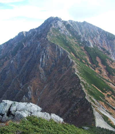 空木岳近望