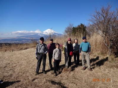 矢倉岳山頂にて