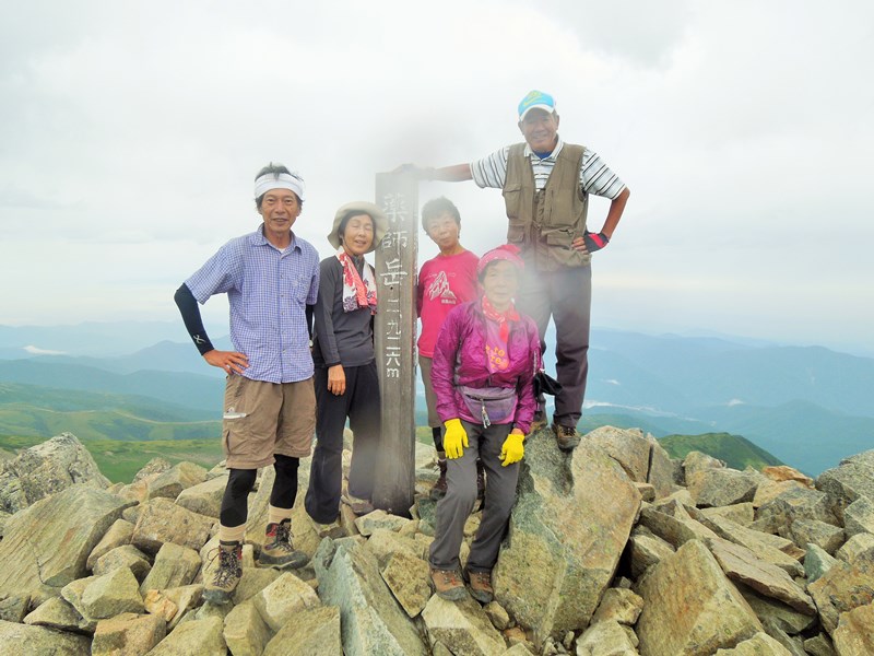 薬師岳山頂（薬師岳～室堂縦走コース） 