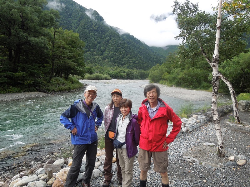 河童橋にて、お疲れ様 