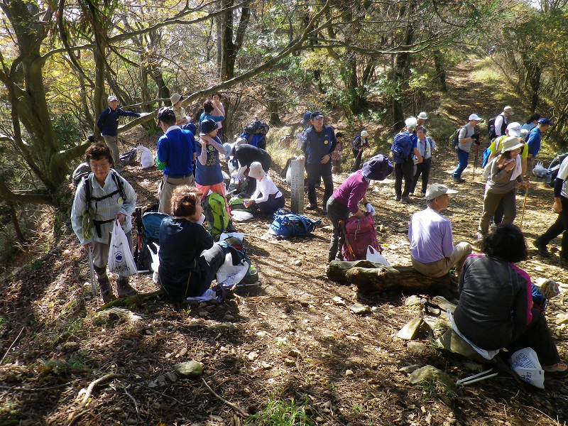 大山２５丁目で休憩タイム 