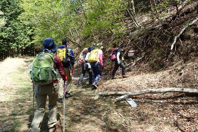 中尾根の登山口