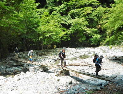 用木沢の木橋