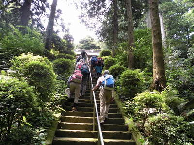 熊野神社の階段