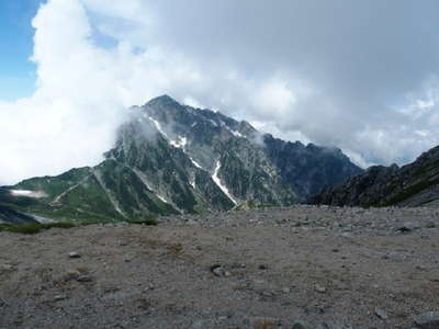 別山から剱岳