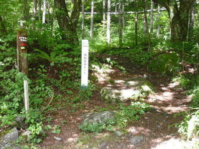 西駒登山口 