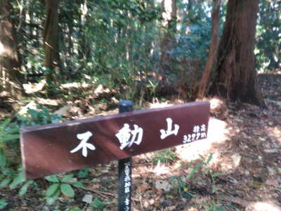 展望のない不動山 