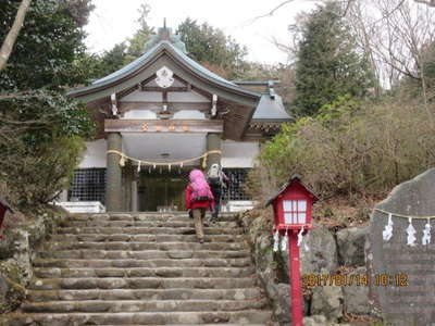 金時神社参拝