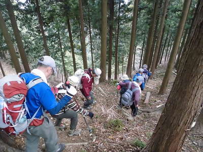 高取山より下山道