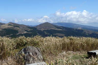 なべ岩からの富士山