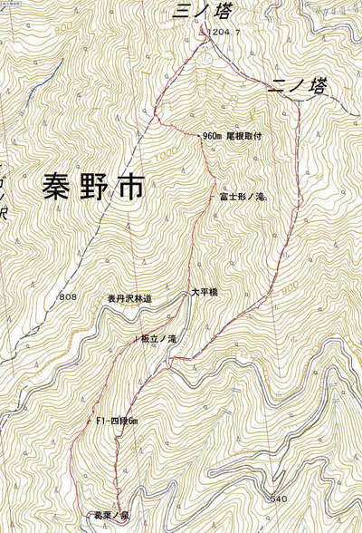 丹沢・葛葉川本谷 