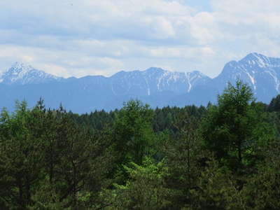 甲斐駒と北岳