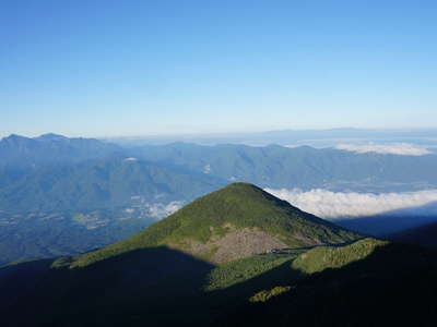 権現岳から編笠山 