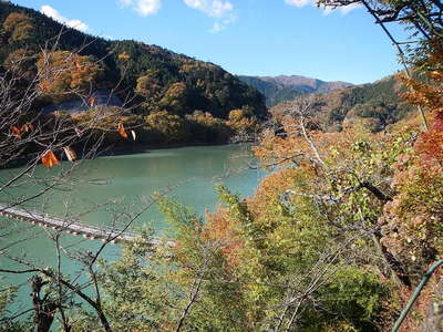 麦山浮橋の遠景2