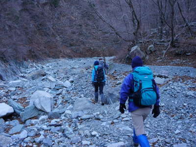 神ノ川の左岸を辿る 