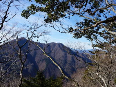 地蔵平から檜洞丸 