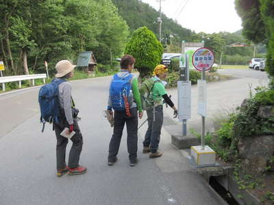 笛吹の湯へ到着 