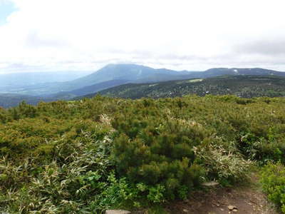 先には岩手山が 