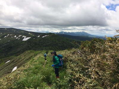 秋田駒ケ岳も見える 