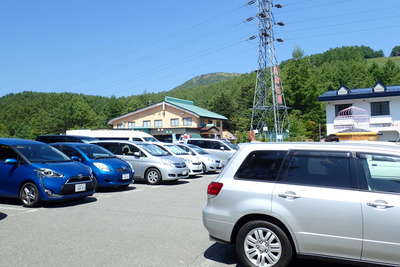 地蔵峠の駐車場