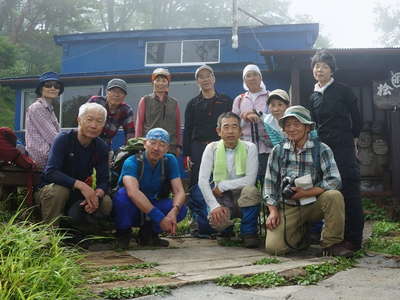 青ヶ岳山荘に到着