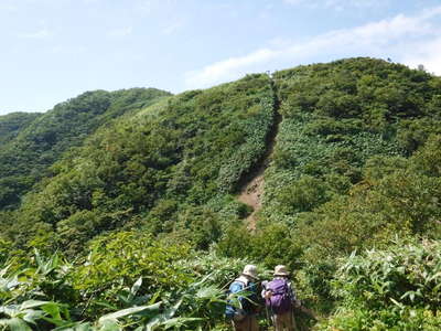 荒島岳が見えた 