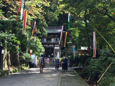 大山寺の参道 