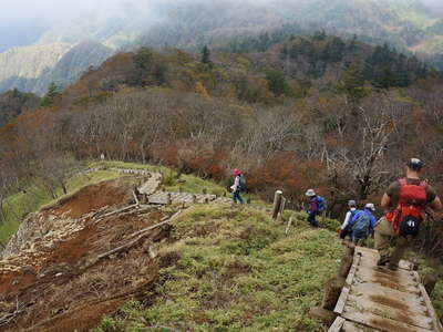 蛭ヶ岳北肩から姫次へ