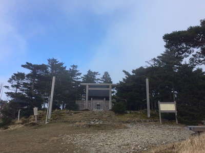 弥山神社に寄り道 