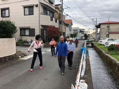 早川字飛乱地ここからスタート 