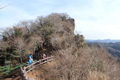 石射太郎山の岩峰 