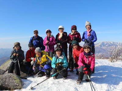 湯の丸山北峰にて 