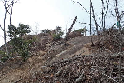 登り返すと三ノ峰 