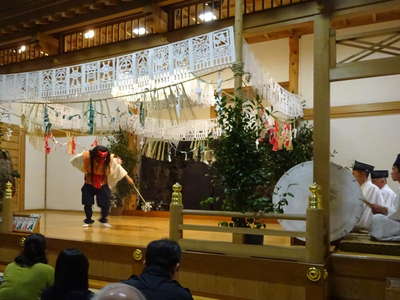 高千穂神社のお神楽 