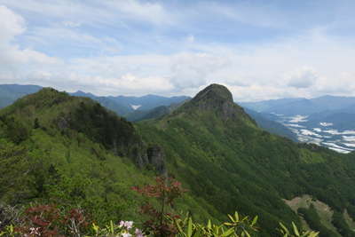 辿って来た天狗山 