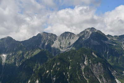 昨夏登った穂高連峰 