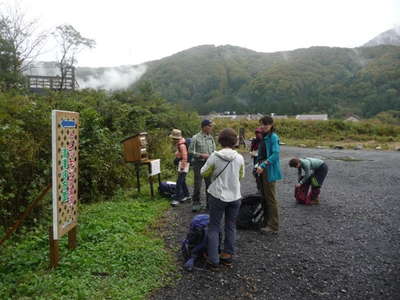 登山口 