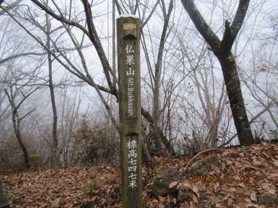 仏果山山頂 