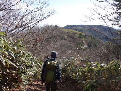 明星ケ岳へ向かう