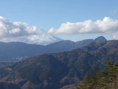 富士山が見えてきた