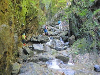 沢登り気分