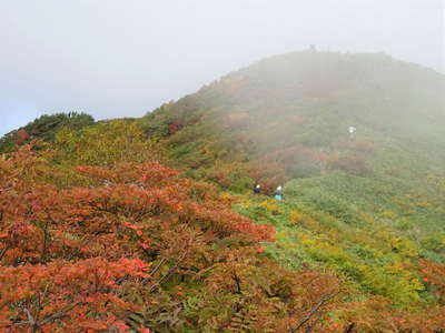 駒ノ小屋から山頂へ