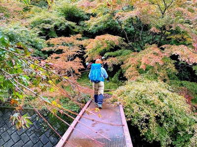 道場川の鉄の橋